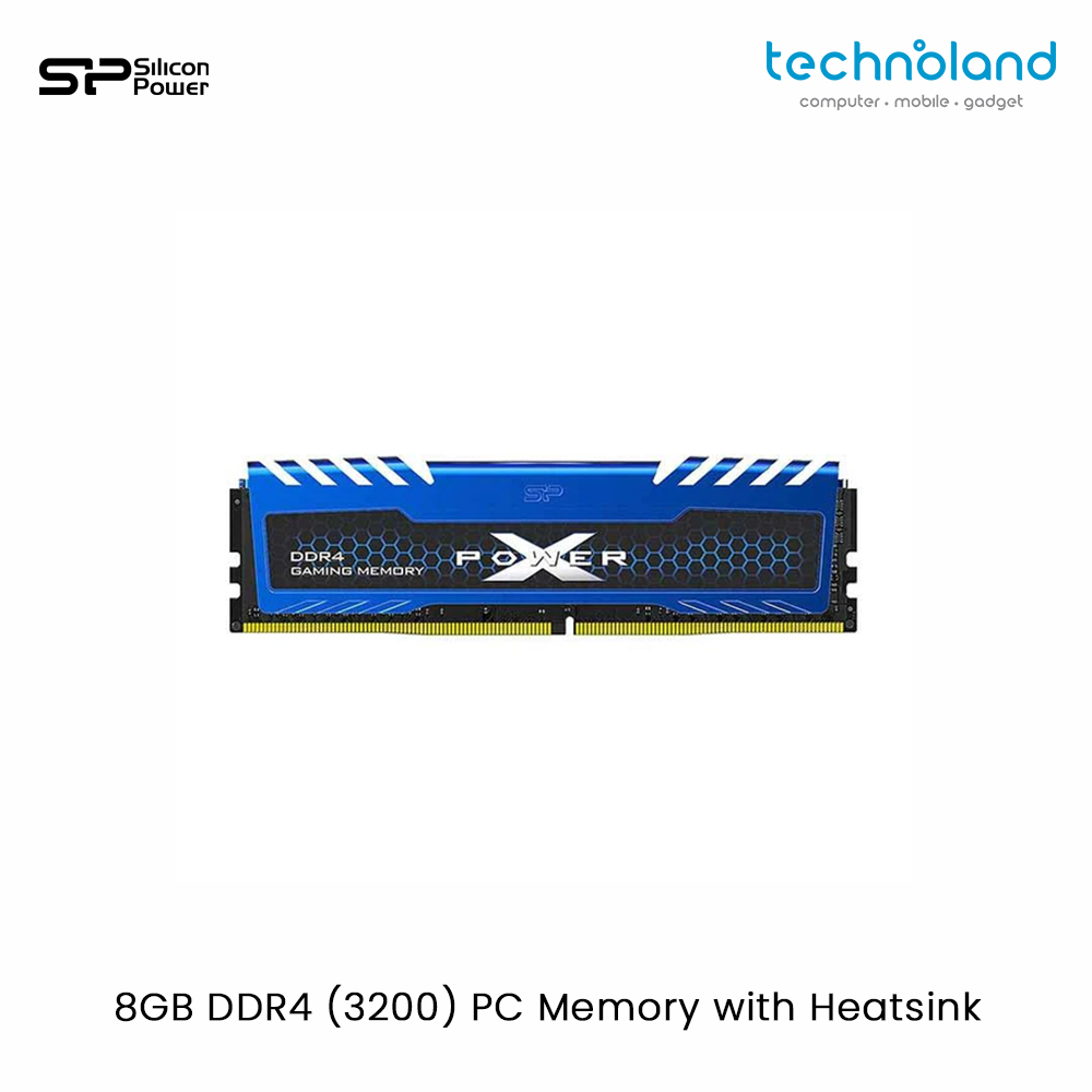 8GB DDR4 (3200) PC Memory with Heatsink Jpeg