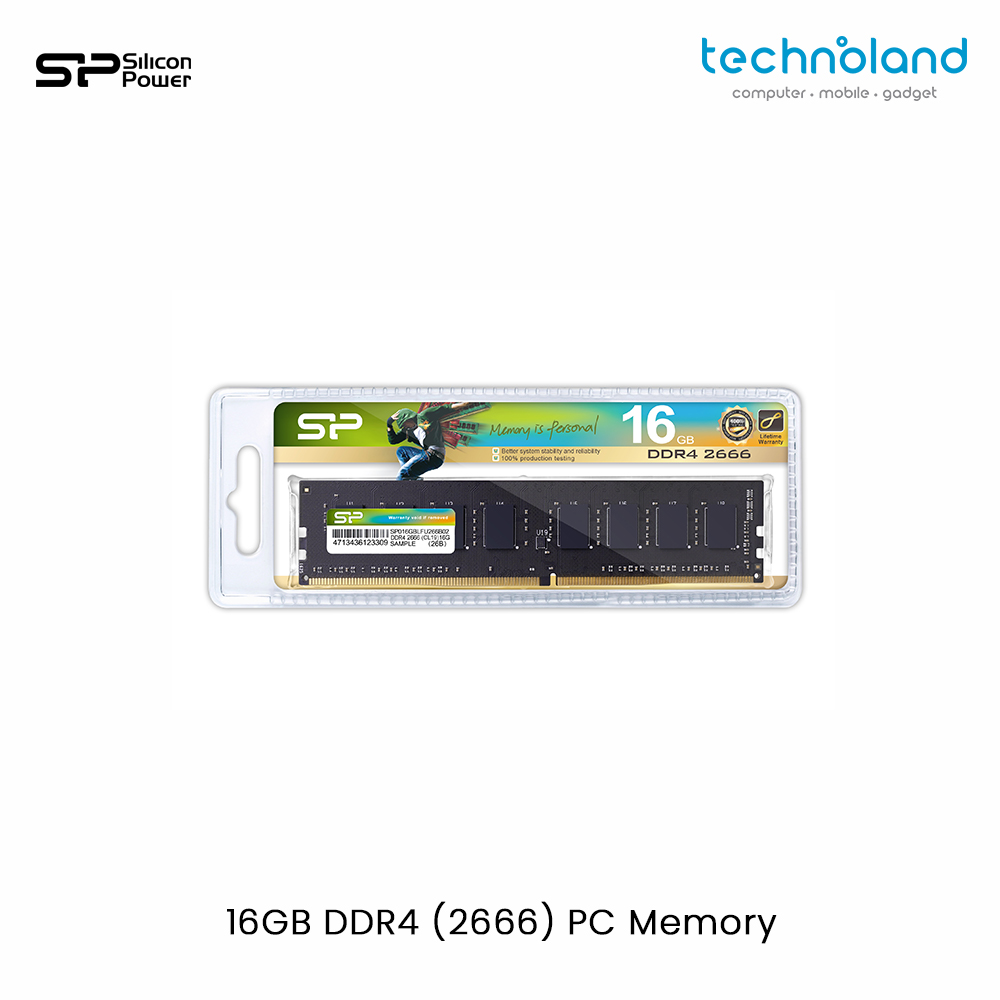 Silicon Power 16GB DDR4 (2666) PC Memory Jpeg 1