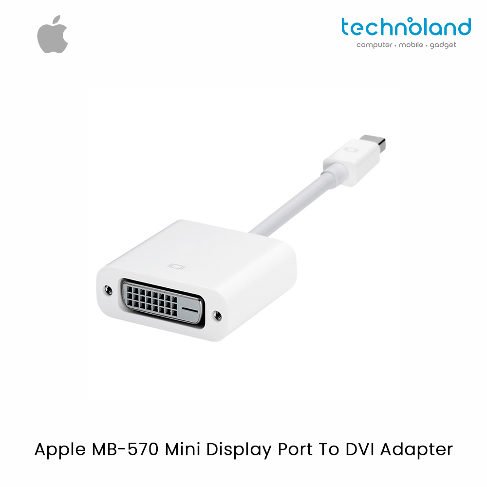 Apple MB-570 Mini Display Port To DVI Adapter Website Frame 2