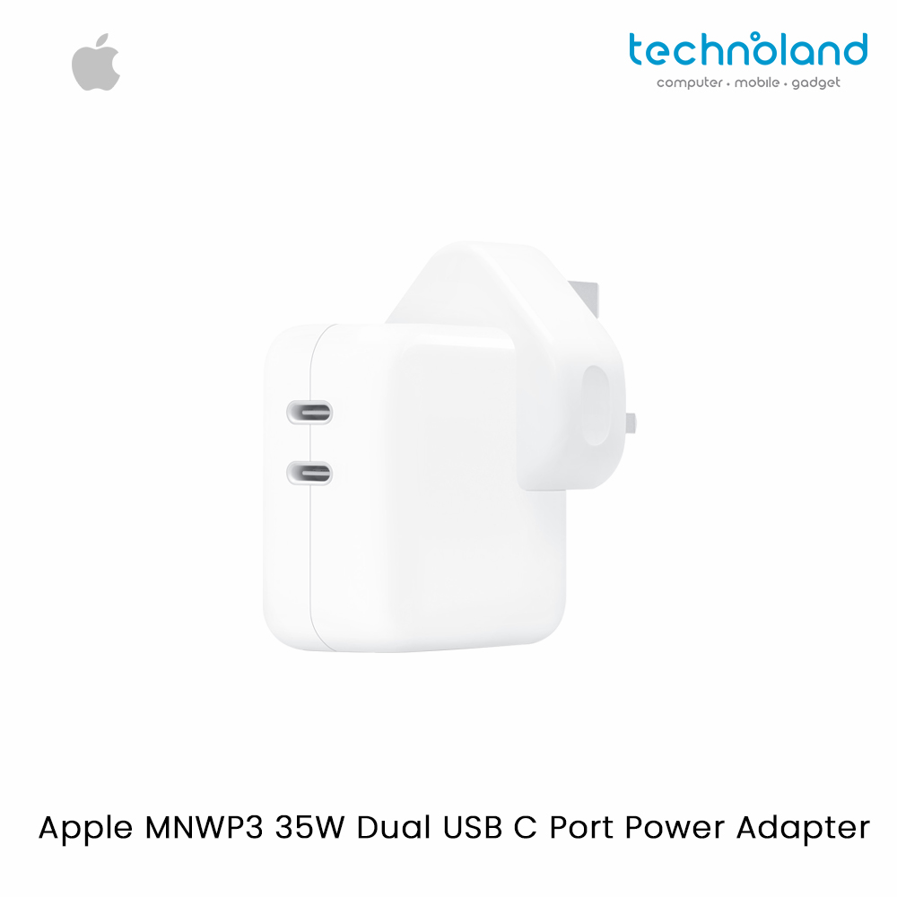 Apple MNWP3 35W Dual USB C Port Power Adapter Jpeg1