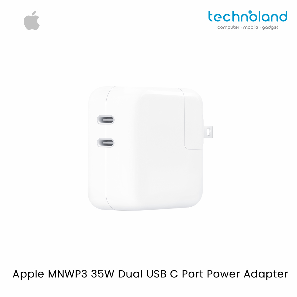 Apple MNWP3 35W Dual USB C Port Power Adapter Jpeg2