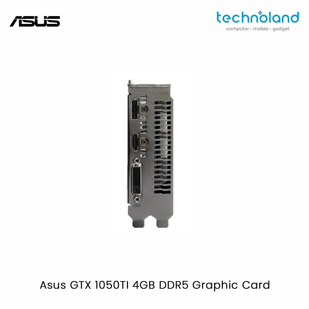 Asus GTX 1050TI 4GB DDR5 Graphic Card Jpeg 1