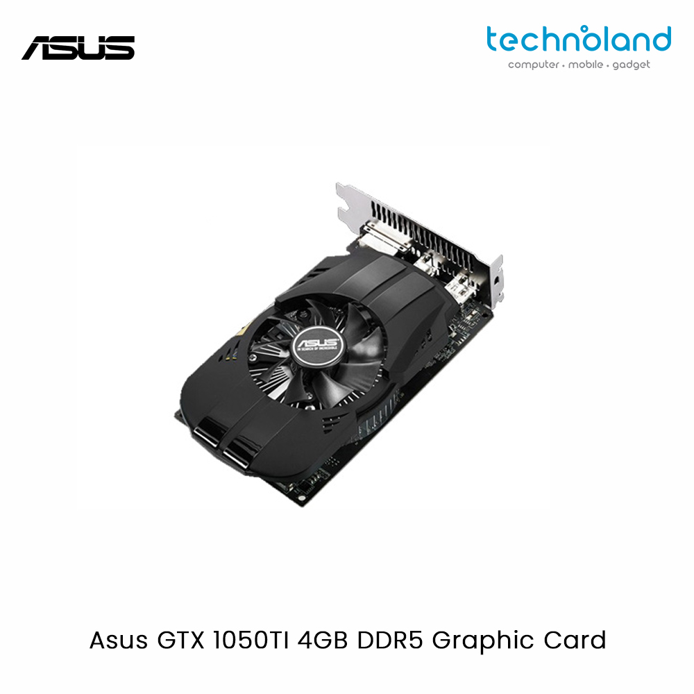 Asus GTX 1050TI 4GB DDR5 Graphic Card Jpeg 4