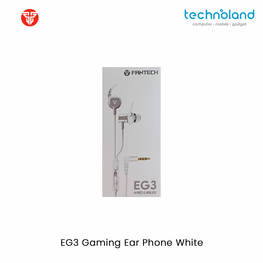 EG3 Gaming Ear Phone White Jpeg 1
