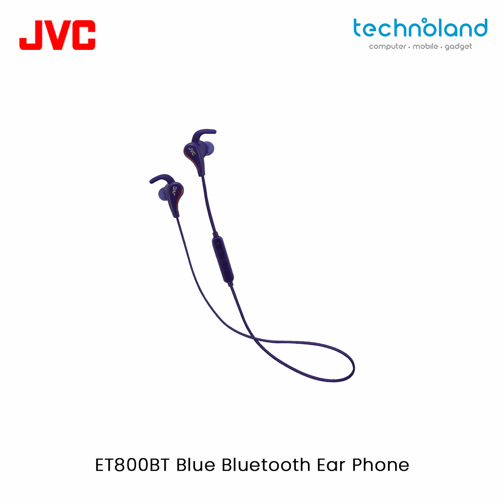 ET800BT Blue Bluetooth Ear Phone Jpeg 1