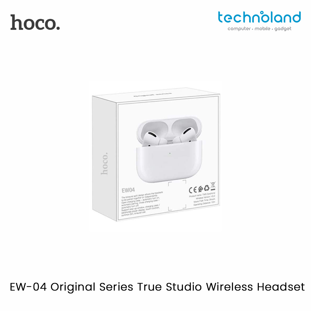 Hoco EW-04 Original Series True Studio Wireless Headset Jpeg 2
