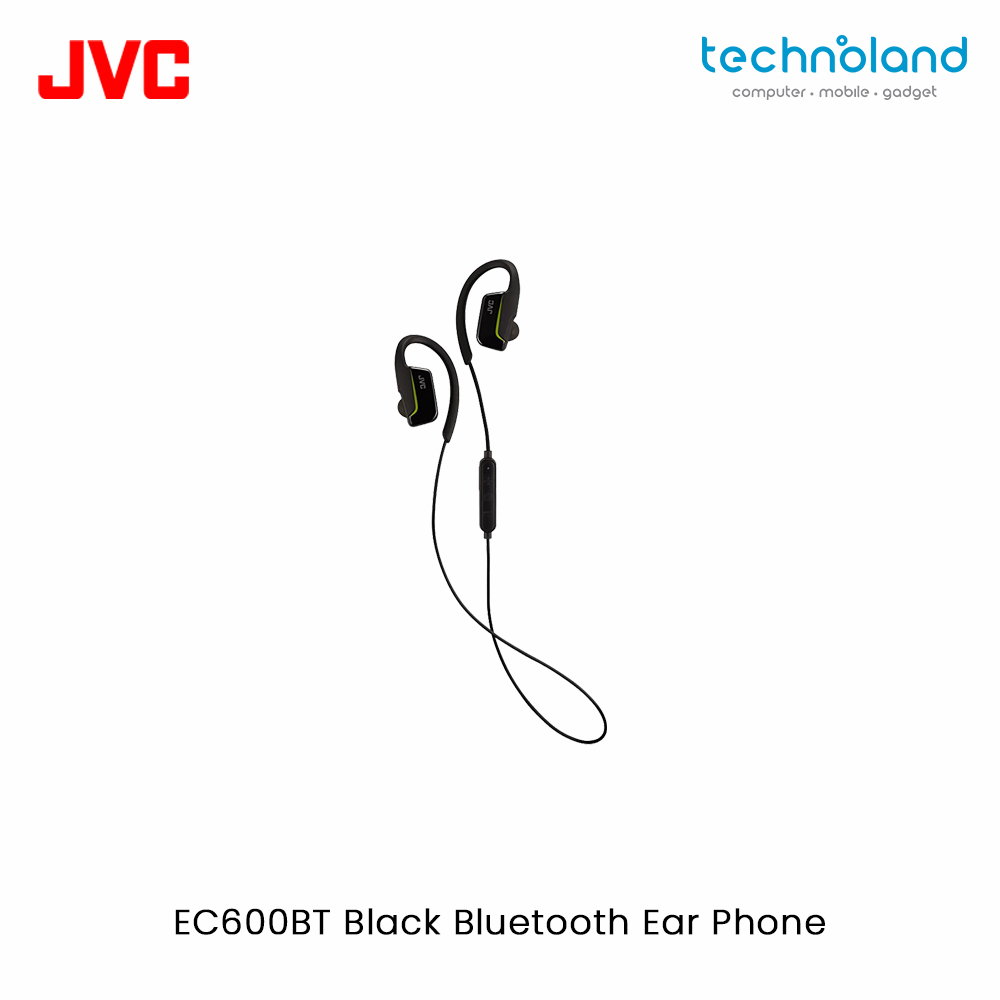 JVC EC600BT Black Bluetooth Ear Phone Jpeg 2