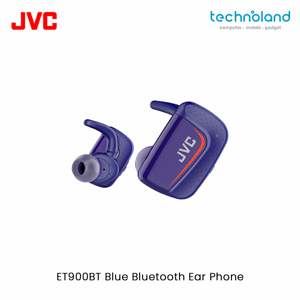 JVC ET900BT Blue Bluetooth Ear Phone Jepg