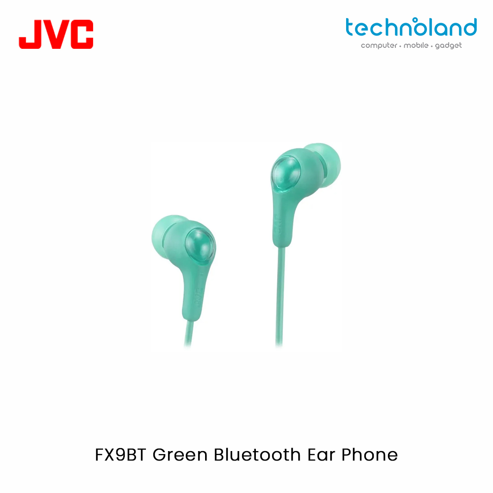 JVC FX9BT Green Bluetooth Ear Phone Jpeg 3