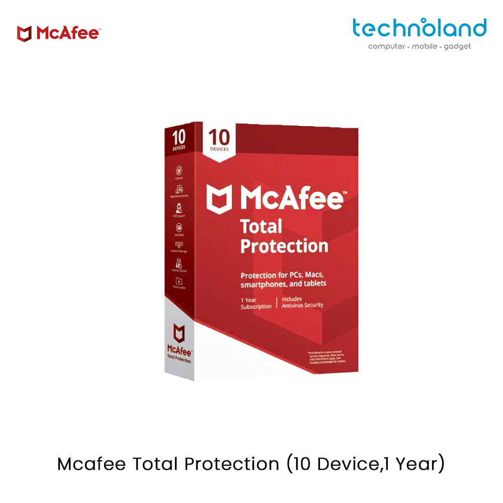 Mcafee Total Protection (10 Device,1 Year) Website Frame 1
