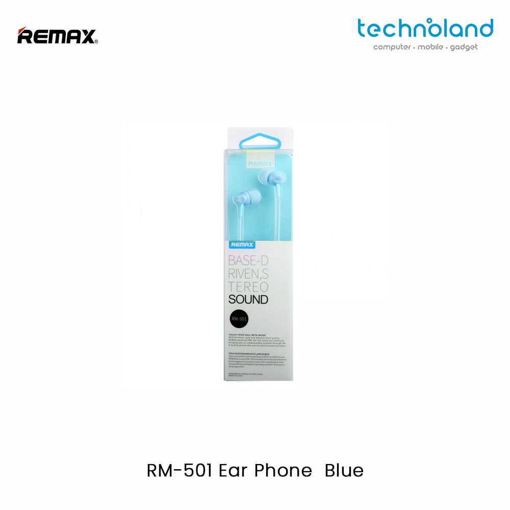 RM-501 Ear Phone Blue Jpeg 1