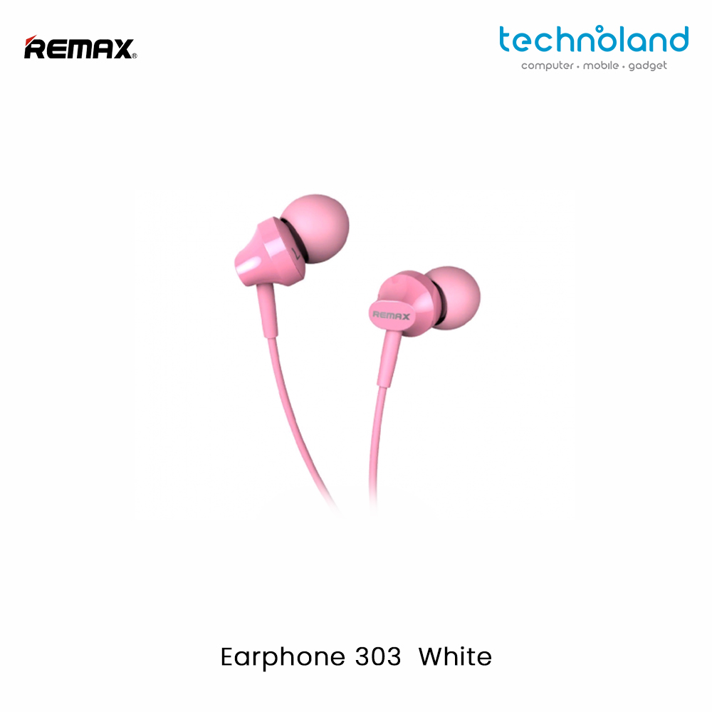 Remax Earphone RM-501 Pink Jpeg 1
