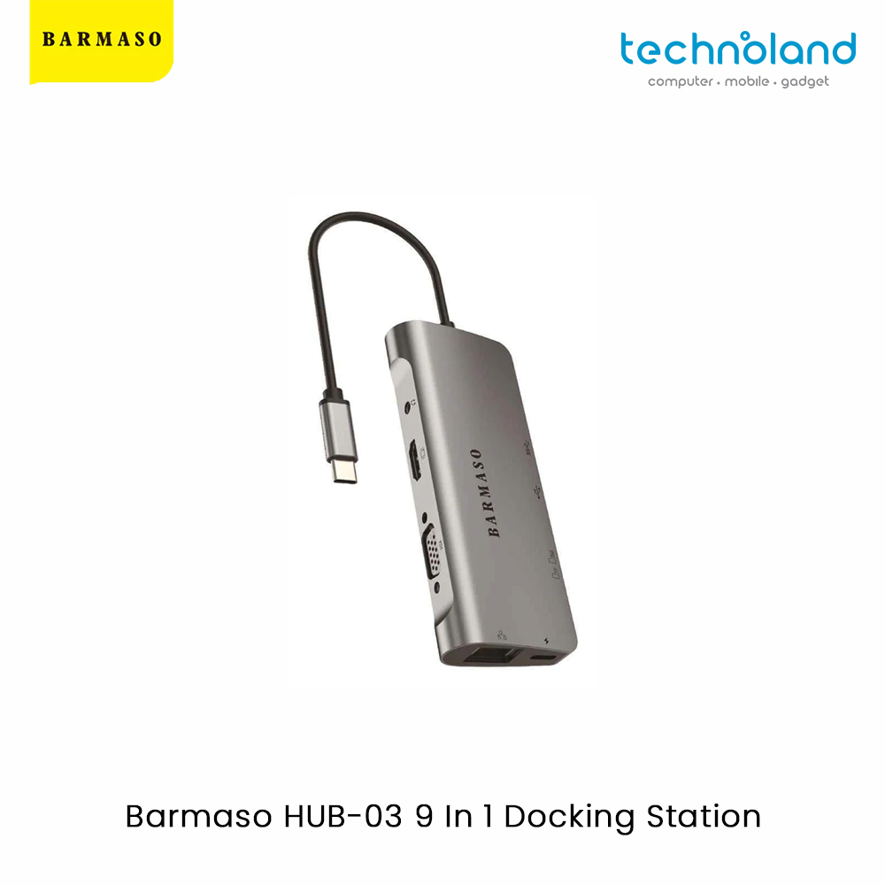 Barmaso HUB-03 9 In 1 Docking Station Website Frame 1