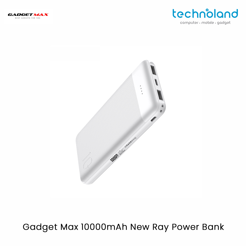 Gadget Max 10000mAh New Ray Power Bank Website Frame 3