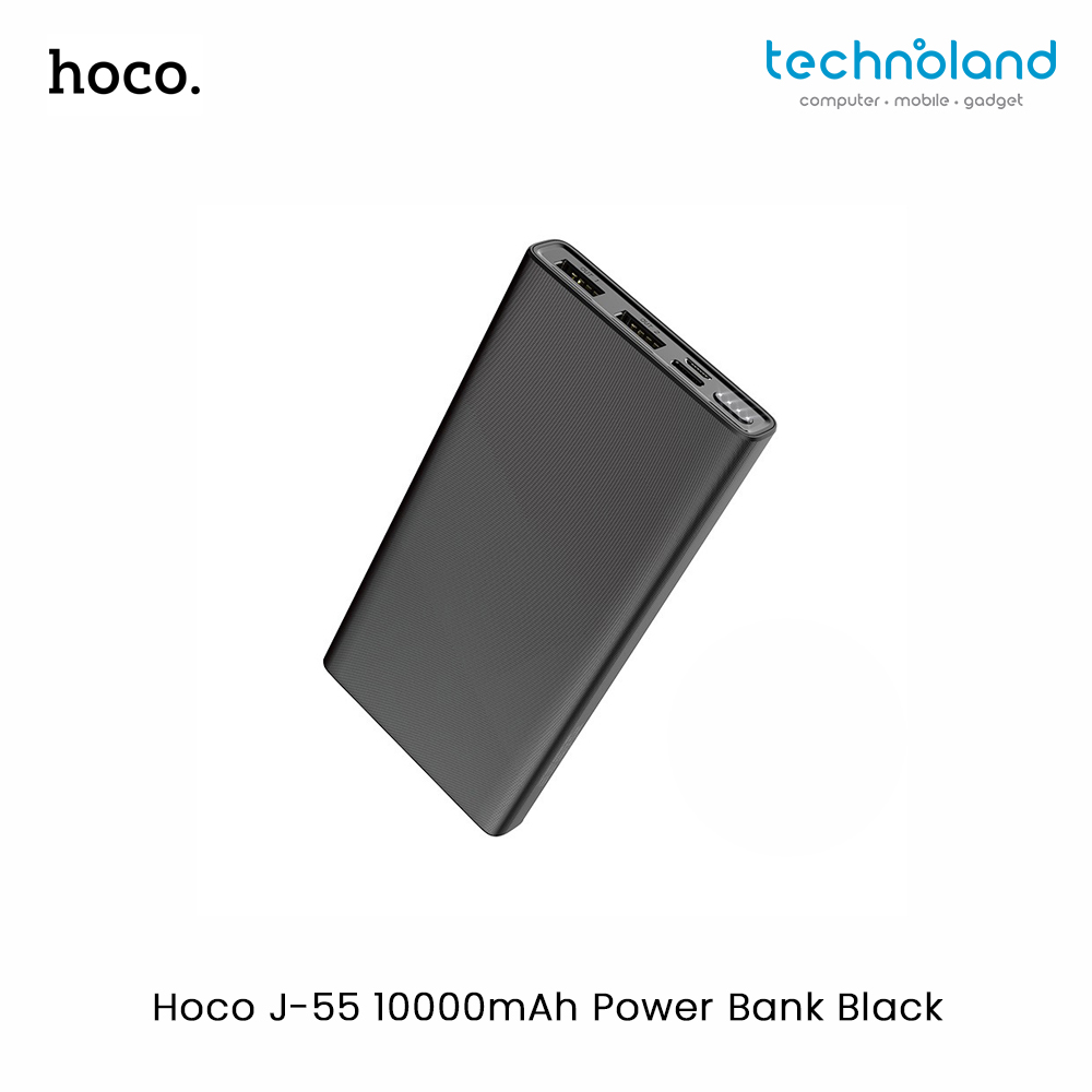 Hoco J-55 10000mAh Power Bank Black Website Frame 1