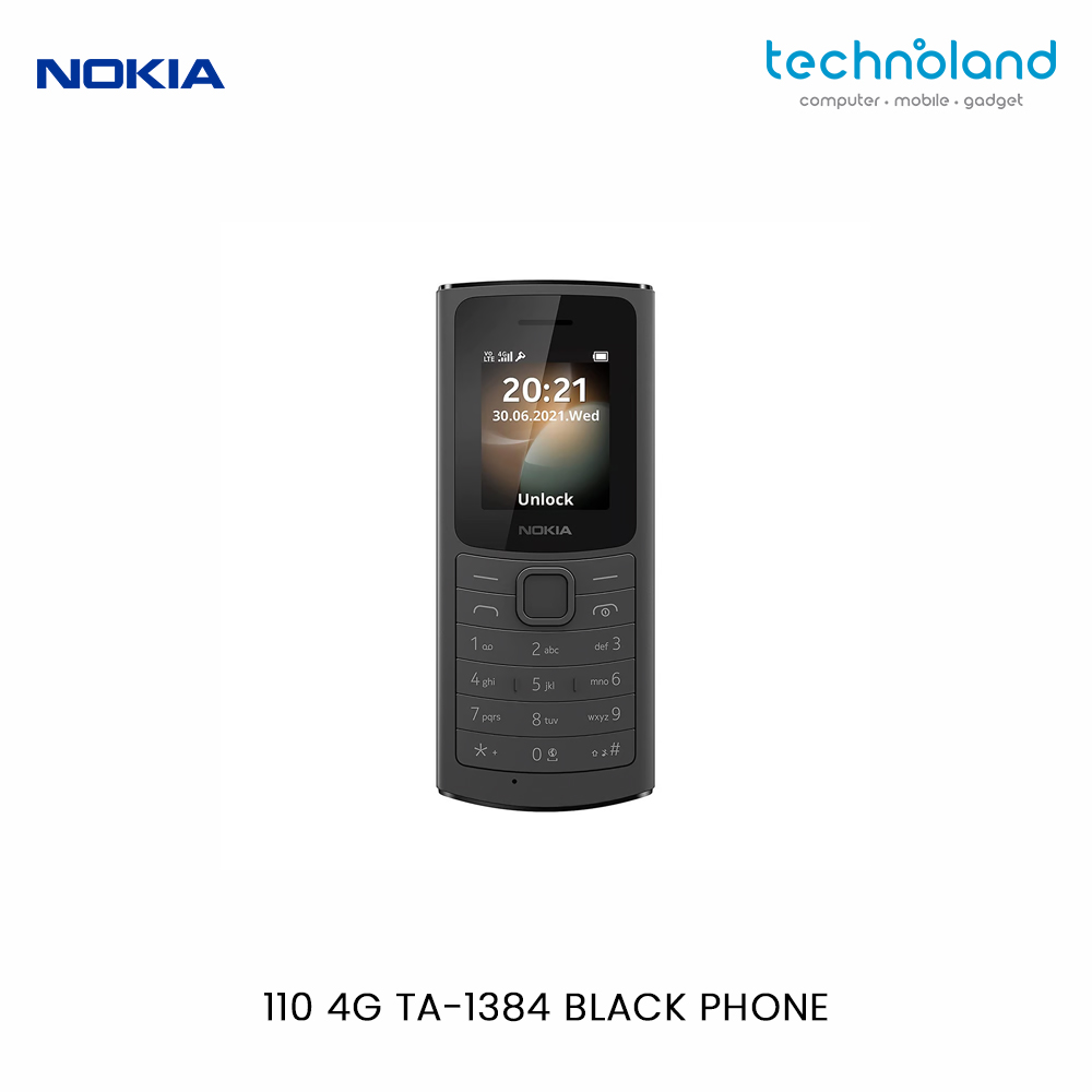110 4G TA-1384 BLACK PHONE Jpeg1