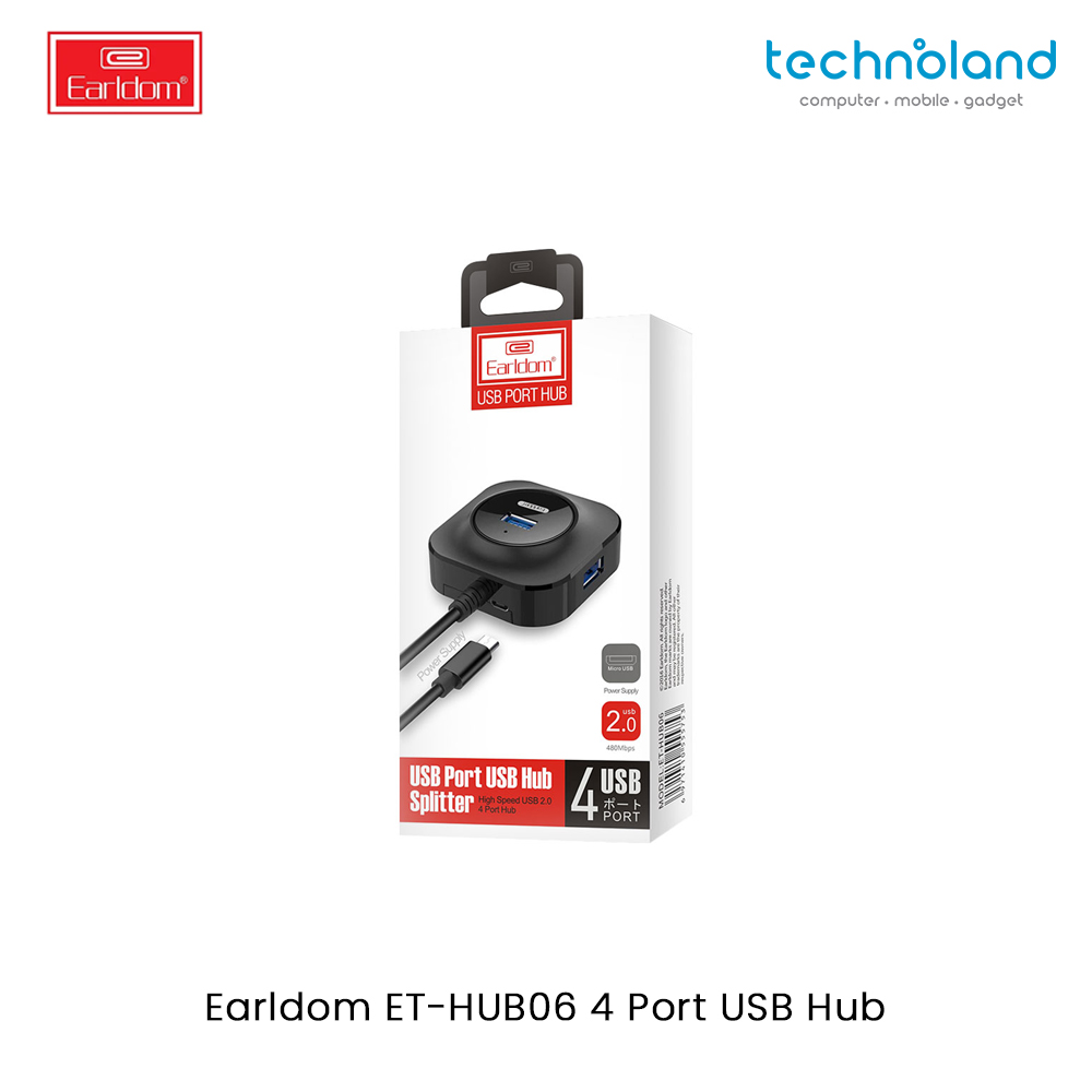 Earldom ET-HUB06 4 Port USB HUB Website Frame 2