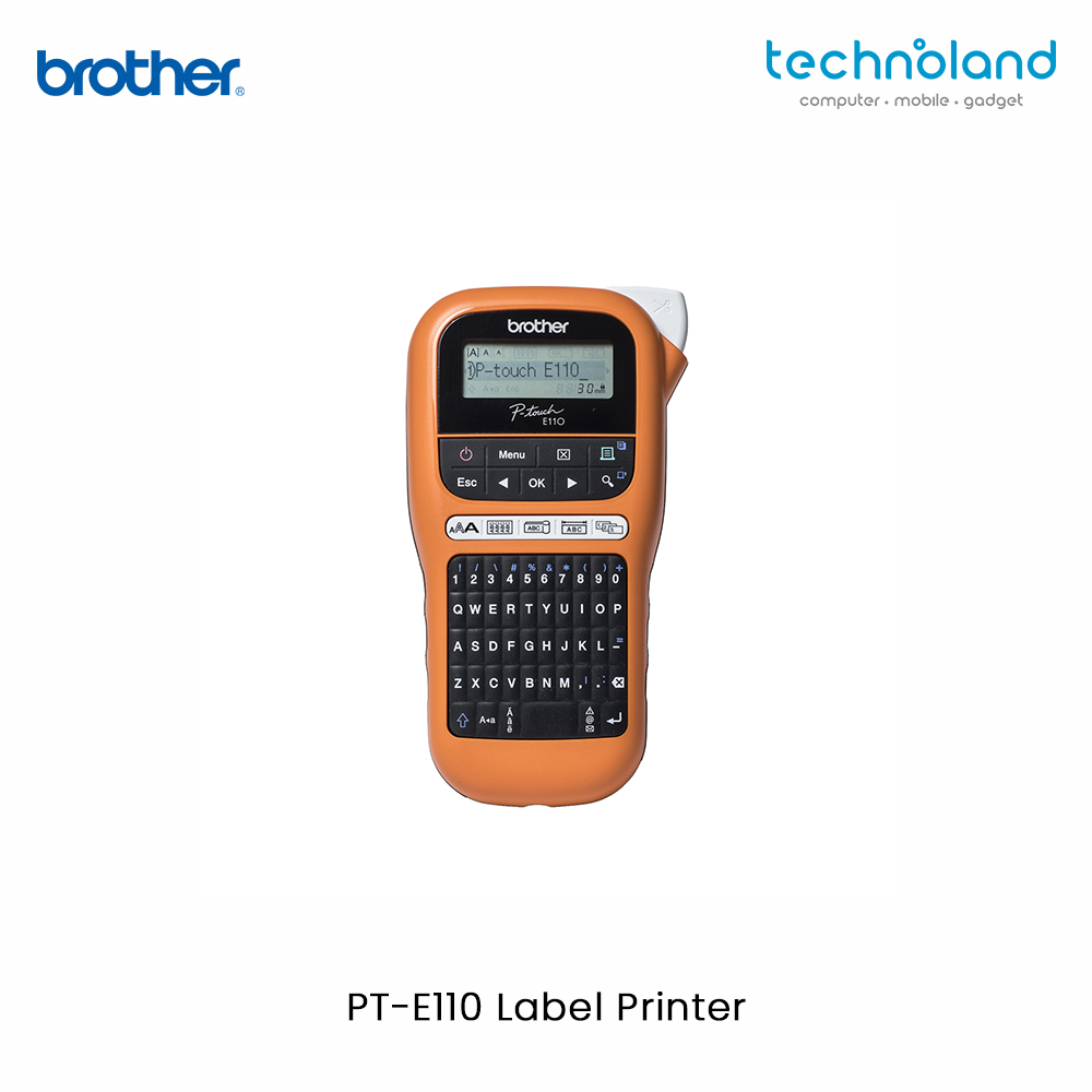 PT-E110 Label Printer Jpeg1