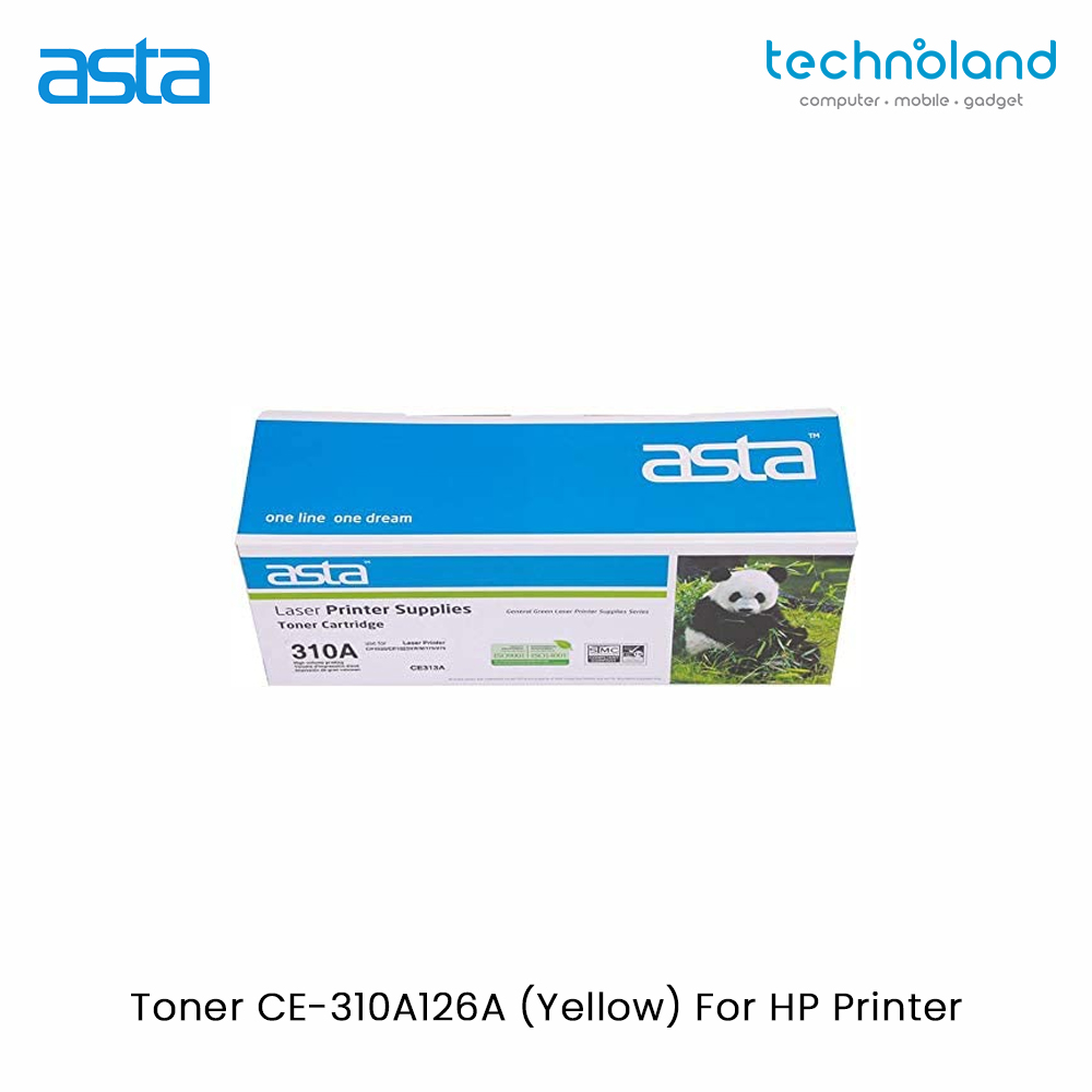 Asta Toner CE-310A126A (Yellow) For HP Printer Jpeg 1