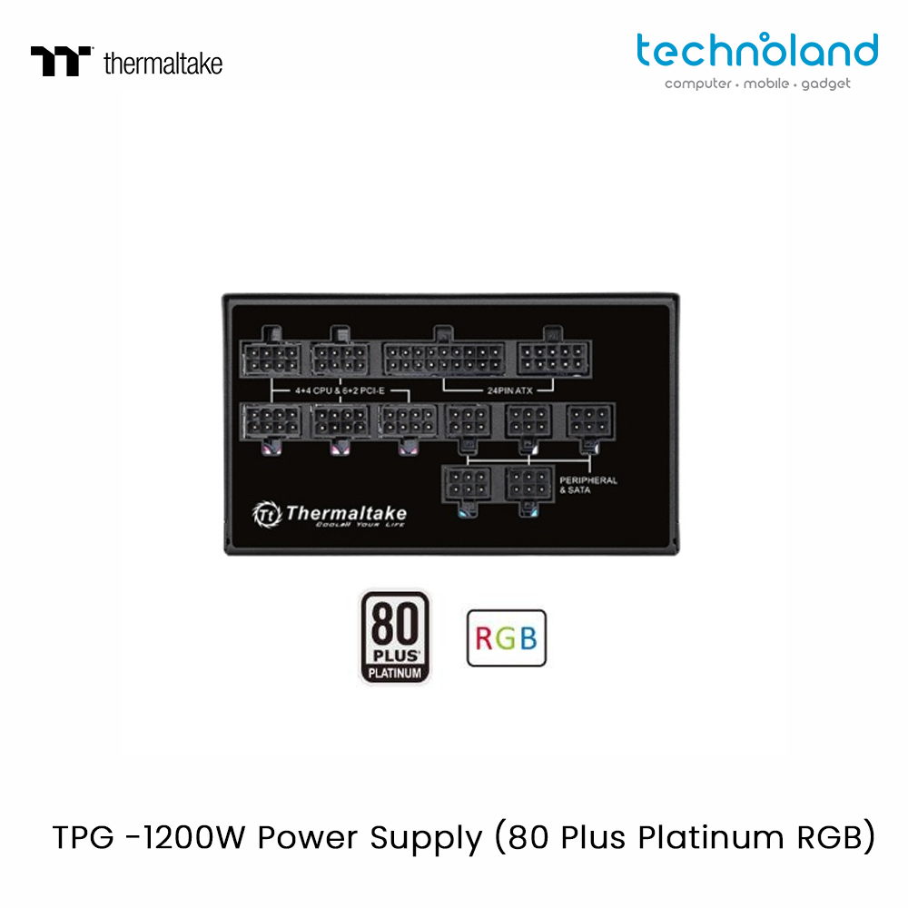 TPG -1200W Power Supply (80 Plus Platinum RGB) Jpeg2