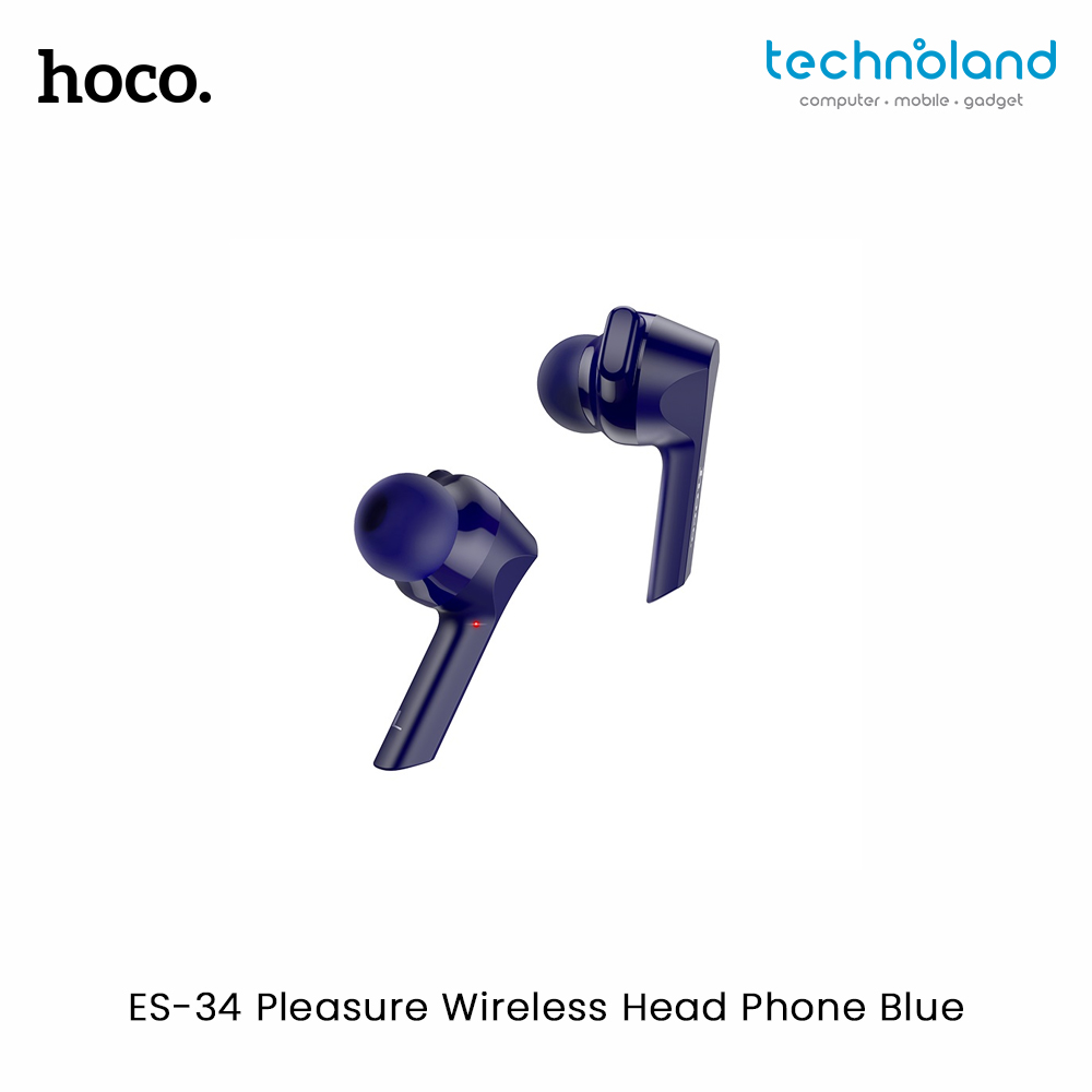 ES-34 Pleasure Wireless Head Phone Blue Jpeg2