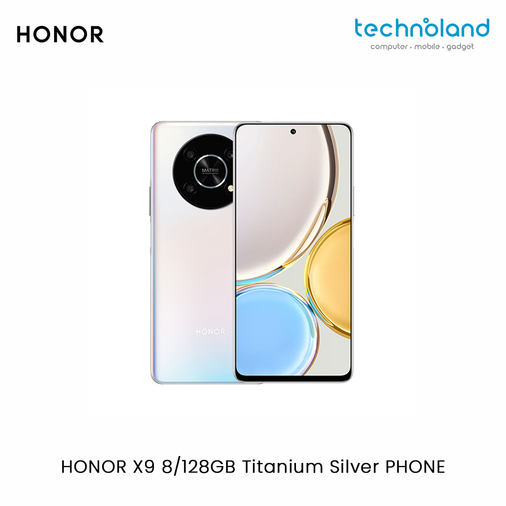 HONOR X9 RAM 8GB128GB Titanium Silver PHONE Website Frame 1