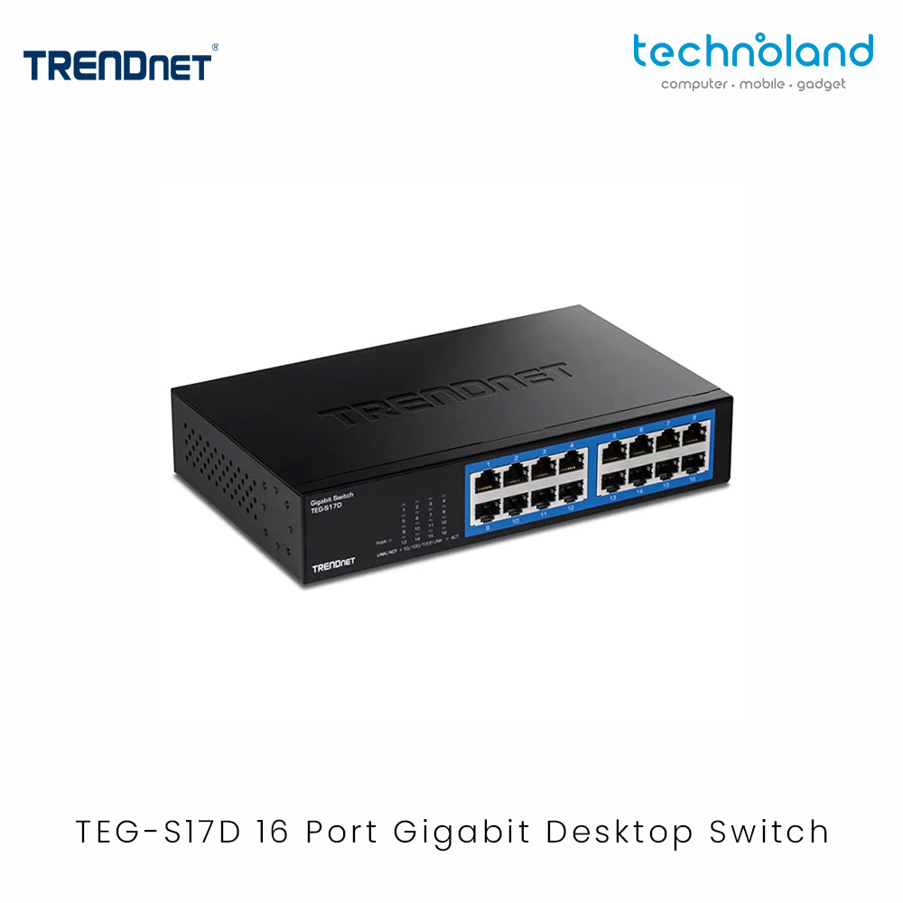 TEG-S17D 16 Port Gigabit Desktop Switch Jpeg2