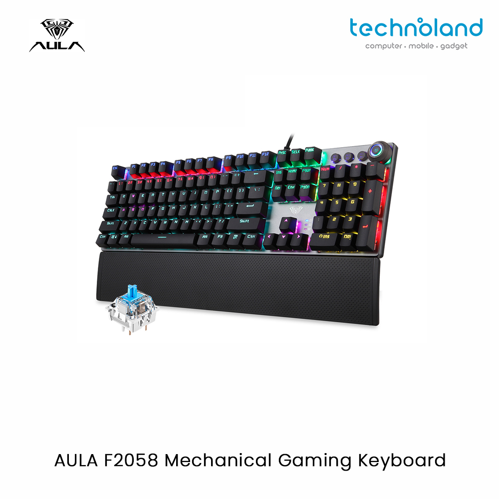 AULA F2058 Mechanical Gaming Keyboard Website Frame 1