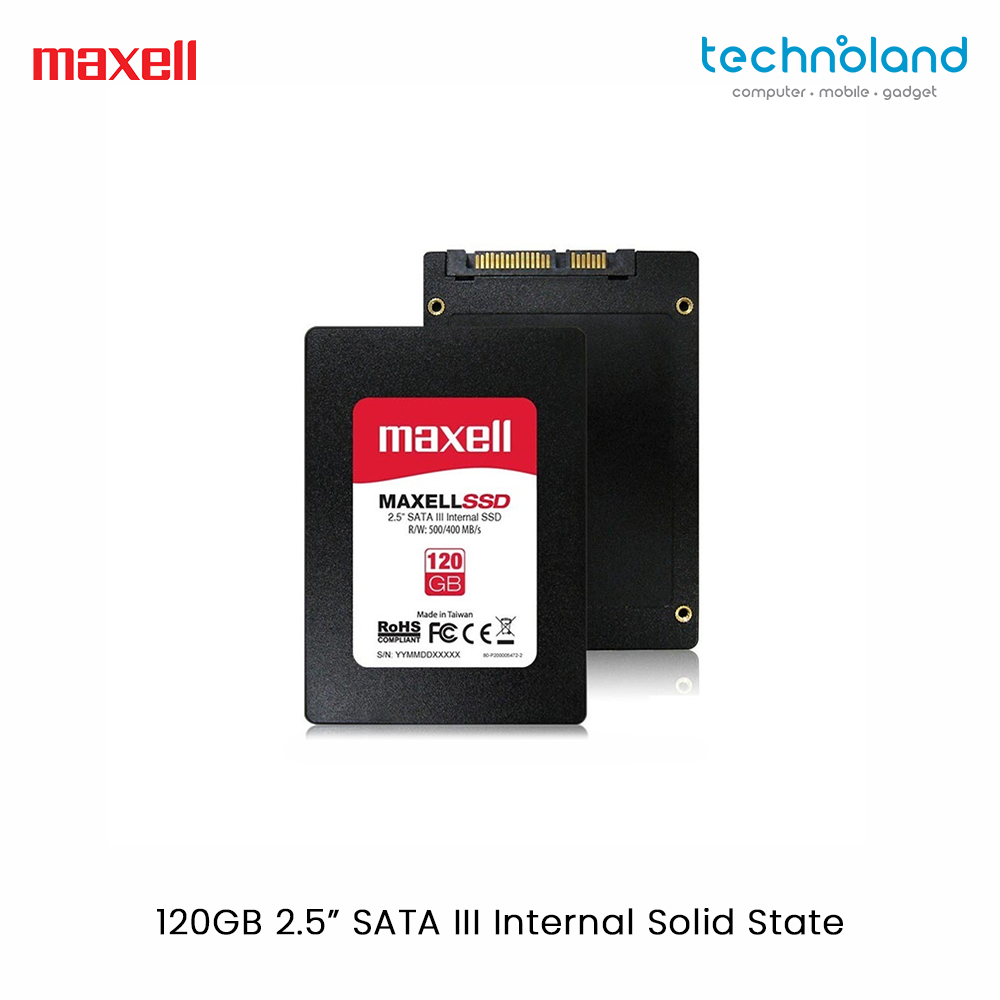 120GB 2.5” SATA III Internal Solid State