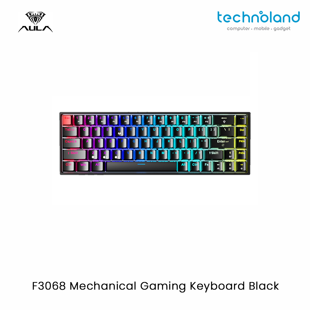 AULA F3068 Mechanical Gaming Keyboard Black Website Frame 2