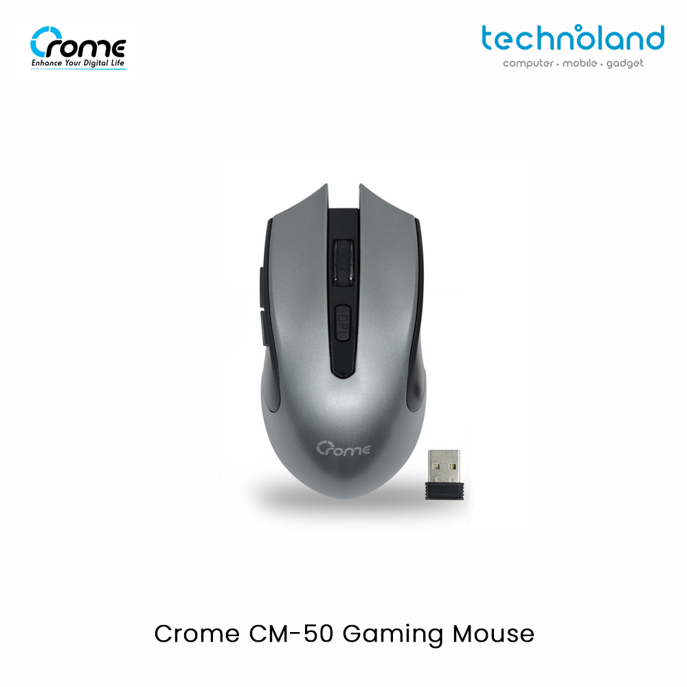 Crome CM-50 Gaming Mouse Website Frame 1