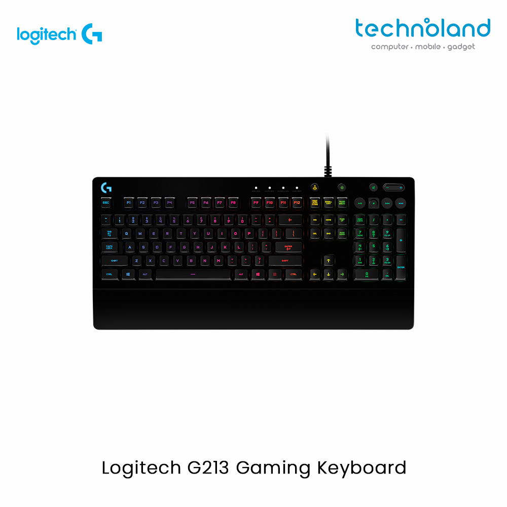 Logitech G213 Gaming Keyboard Website Frame 3