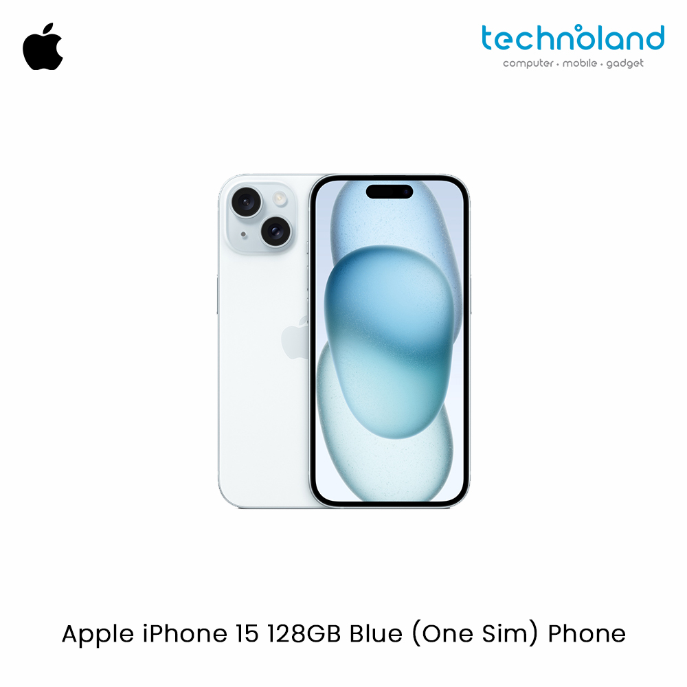 Apple iPhone 15 128GB Blue (One Sim) Phone