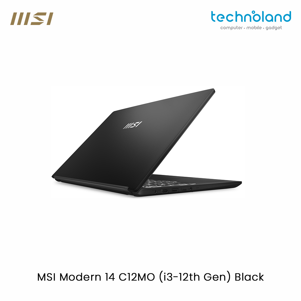 MSI Modern 14 C12MO (i3-12th Gen) Black