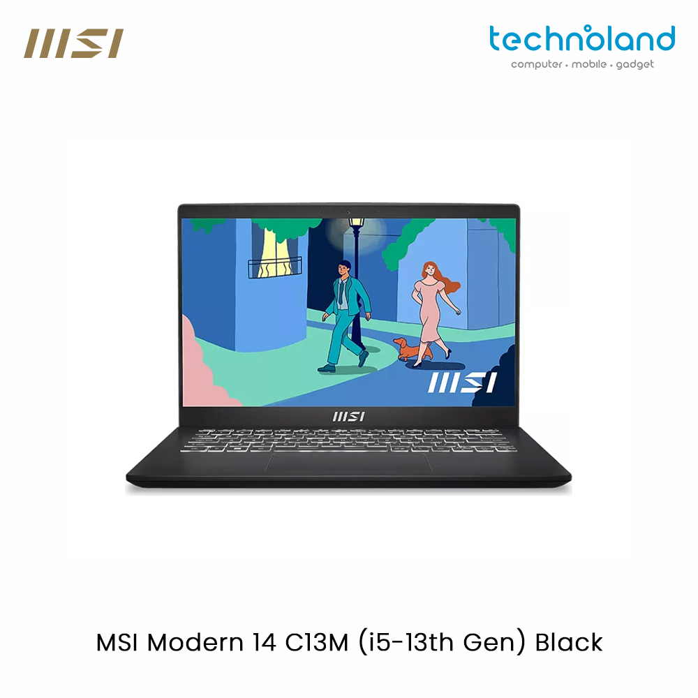 MSI Modern 14 C13M (i5-13th Gen) Black