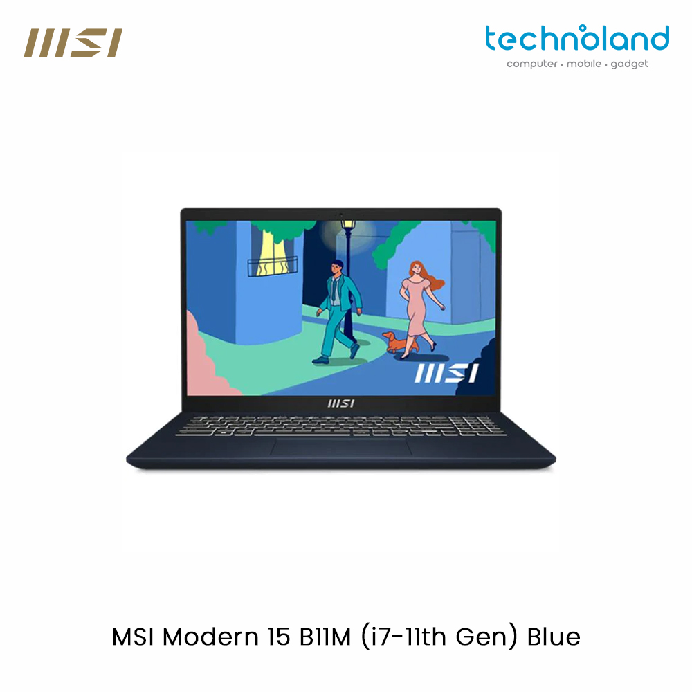 MSI Modern 15 B11M (i7-11th Gen) Blue