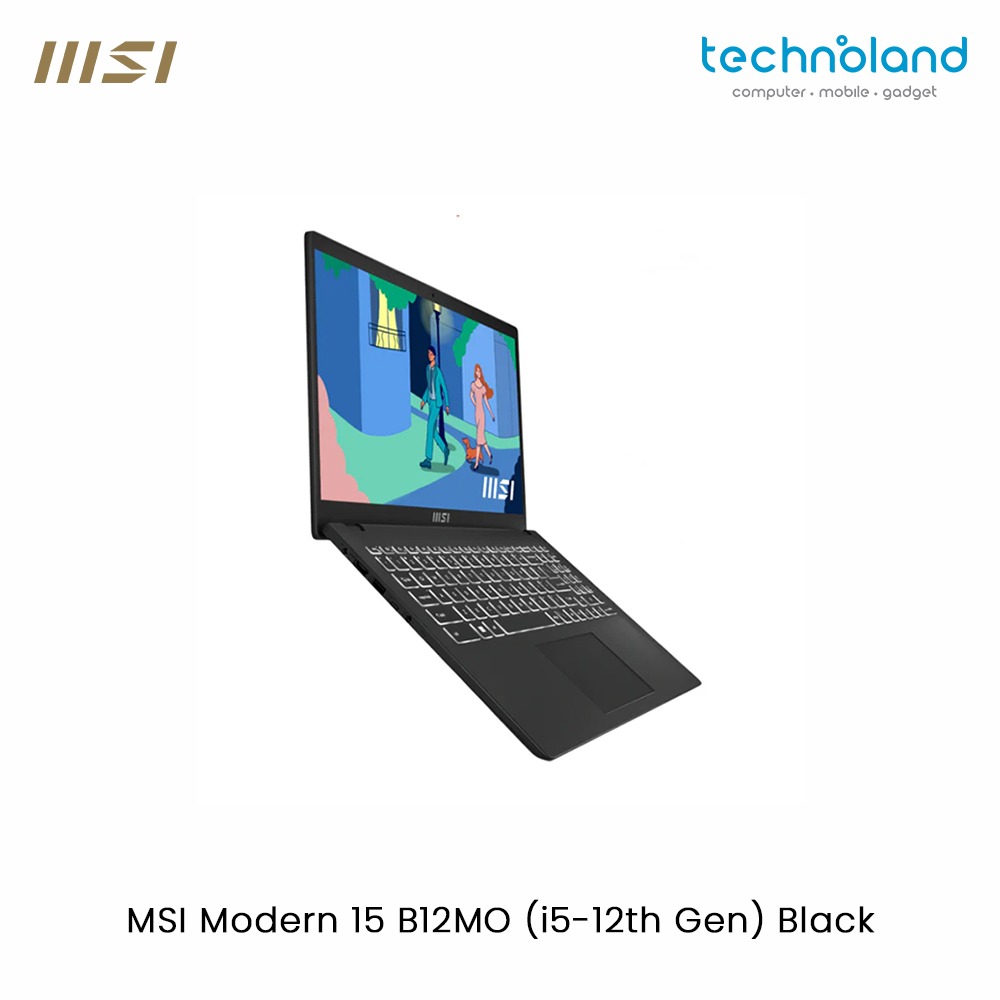 MSI Modern 15 B12MO (i5-12th Gen) Black