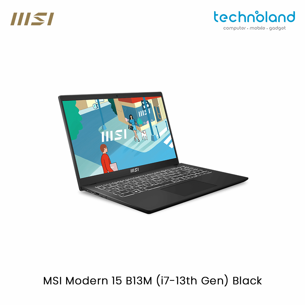 MSI Modern 15 B13M (i7-13th Gen) Black 1